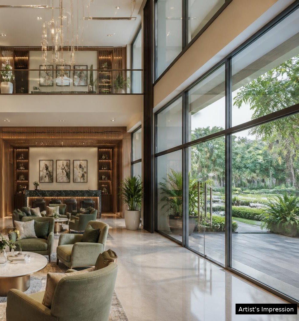Grand clubhouse at Prestige Garden Trails